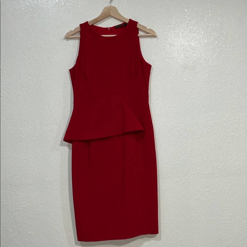 BLACK HALO Red Women's Kiara Sheath Fully Lined Dress Sz 8